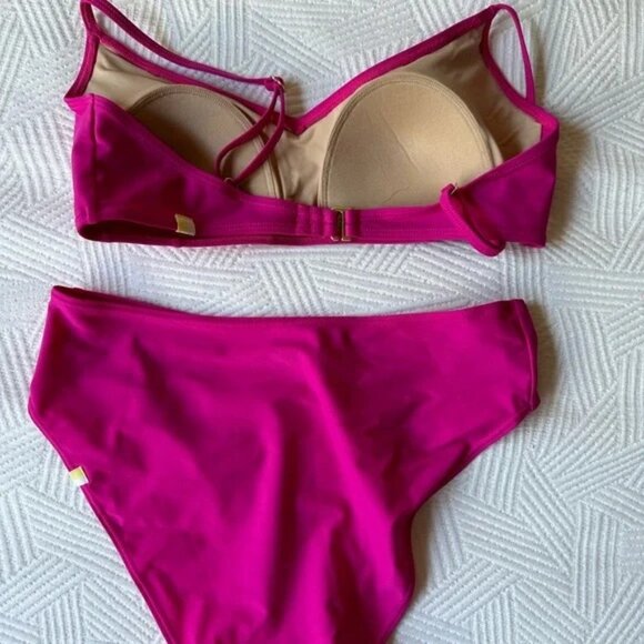 NWOT Summersalt Hibiscus Bikini Set Size 4 - Picture 3 of 4